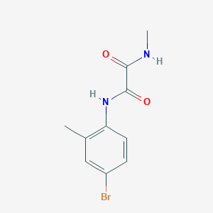 molecular formula C10H11BrN2O2 B4241086 N'-(4-bromo-2-methylphenyl)-N-methyloxamide 