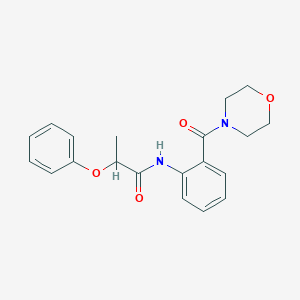 N-[2-(morpholine-4-carbonyl)phenyl]-2-phenoxypropanamide