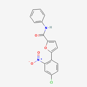 5-(4-chloro-2-nitrophenyl)-N-phenylfuran-2-carboxamide