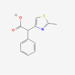 2-(2-Methyl-1,3-thiazol-4-yl)-2-phenylacetic acid