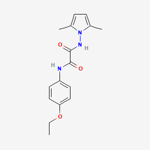 N'-(2,5-dimethylpyrrol-1-yl)-N-(4-ethoxyphenyl)oxamide