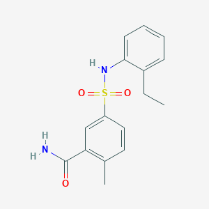 5-[(2-Ethylphenyl)sulfamoyl]-2-methylbenzamide