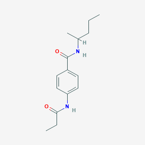 N-(PENTAN-2-YL)-4-PROPANAMIDOBENZAMIDE