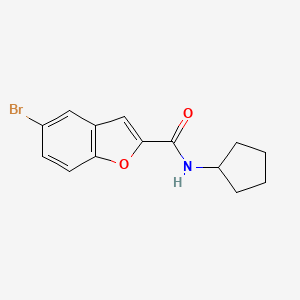 5-bromo-N-cyclopentyl-1-benzofuran-2-carboxamide