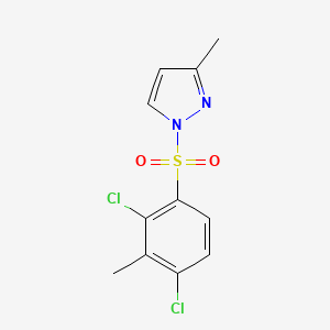 1-[(2,4-dichloro-3-methylphenyl)sulfonyl]-3-methyl-1H-pyrazole