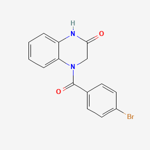 4-(4-bromobenzoyl)-3,4-dihydro-2(1H)-quinoxalinone