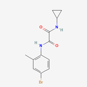 N'-(4-bromo-2-methylphenyl)-N-cyclopropyloxamide