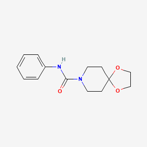 N-phenyl-1,4-dioxa-8-azaspiro[4.5]decane-8-carboxamide