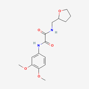 N'-(3,4-dimethoxyphenyl)-N-(oxolan-2-ylmethyl)oxamide