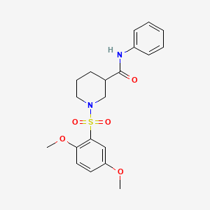 1-(2,5-DIMETHOXYBENZENESULFONYL)-N-PHENYLPIPERIDINE-3-CARBOXAMIDE