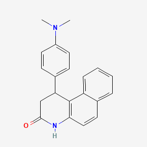 1-[4-(dimethylamino)phenyl]-1,4-dihydrobenzo[f]quinolin-3(2H)-one