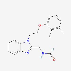 N-({1-[2-(2,3-DIMETHYLPHENOXY)ETHYL]-1H-1,3-BENZODIAZOL-2-YL}METHYL)FORMAMIDE