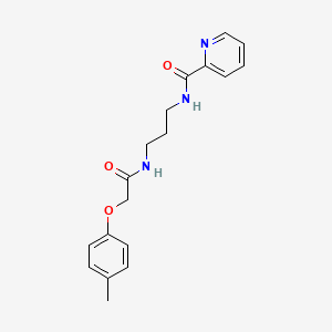 N-(3-{[2-(4-methylphenoxy)acetyl]amino}propyl)-2-pyridinecarboxamide