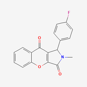 1-(4-fluorophenyl)-2-methyl-1,2-dihydrochromeno[2,3-c]pyrrole-3,9-dione