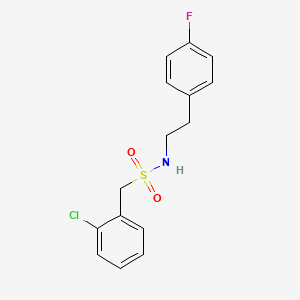 1-(2-chlorophenyl)-N-[2-(4-fluorophenyl)ethyl]methanesulfonamide