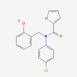 N-(4-chlorophenyl)-N-(2-hydroxybenzyl)furan-2-carboxamide