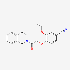 4-[2-(3,4-dihydro-2(1H)-isoquinolinyl)-2-oxoethoxy]-3-ethoxybenzonitrile