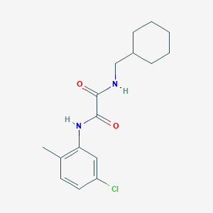 N'-(5-chloro-2-methylphenyl)-N-(cyclohexylmethyl)oxamide