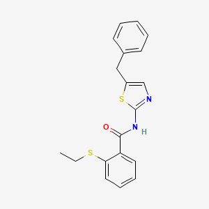 N-(5-benzyl-1,3-thiazol-2-yl)-2-(ethylthio)benzamide