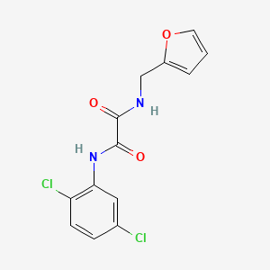 molecular formula C13H10Cl2N2O3 B4242285 N~1~-(2,5-DICHLOROPHENYL)-N~2~-(2-FURYLMETHYL)ETHANEDIAMIDE 