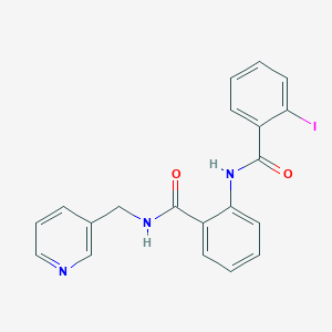 2-iodo-N-(2-{[(3-pyridinylmethyl)amino]carbonyl}phenyl)benzamide