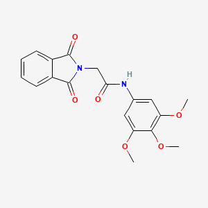 2-(1,3-DIOXO-2,3-DIHYDRO-1H-ISOINDOL-2-YL)-N-(3,4,5-TRIMETHOXYPHENYL)ACETAMIDE