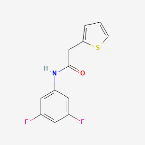 N-(3,5-difluorophenyl)-2-(thiophen-2-yl)acetamide