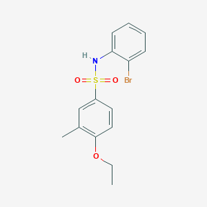 N-(2-bromophenyl)-4-ethoxy-3-methylbenzenesulfonamide