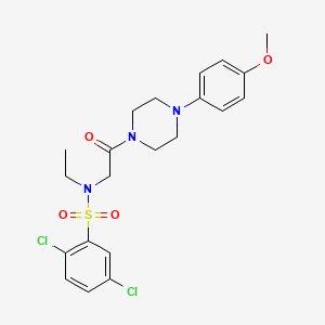 2,5-dichloro-N-ethyl-N-{2-[4-(4-methoxyphenyl)piperazin-1-yl]-2-oxoethyl}benzenesulfonamide