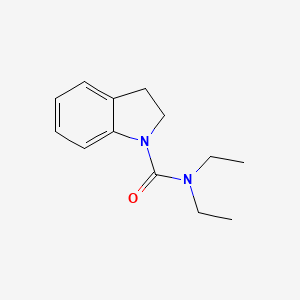 molecular formula C13H18N2O B4242468 N,N-diethyl-1-indolinecarboxamide CAS No. 61589-12-6