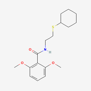 N-[2-(cyclohexylthio)ethyl]-2,6-dimethoxybenzamide