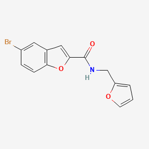 5-bromo-N-(furan-2-ylmethyl)-1-benzofuran-2-carboxamide