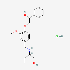 2-{[4-(2-hydroxy-2-phenylethoxy)-3-methoxybenzyl]amino}-1-butanol hydrochloride