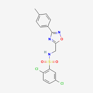 2,5-dichloro-N-{[3-(4-methylphenyl)-1,2,4-oxadiazol-5-yl]methyl}benzenesulfonamide