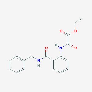 ETHYL {[2-(BENZYLCARBAMOYL)PHENYL]CARBAMOYL}FORMATE