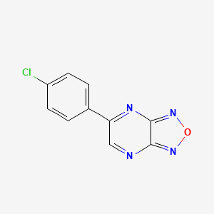 5-(4-Chlorophenyl)-[1,2,5]oxadiazolo[3,4-b]pyrazine