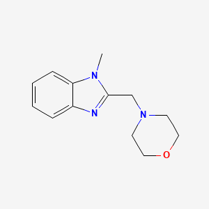 molecular formula C13H17N3O B4242738 1-methyl-2-(morpholin-4-ylmethyl)-1H-benzimidazole 