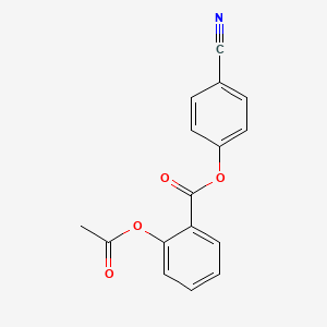 4-cyanophenyl 2-(acetyloxy)benzoate