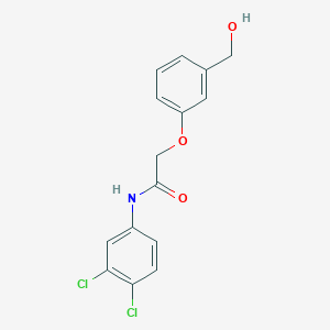 N-(3,4-dichlorophenyl)-2-[3-(hydroxymethyl)phenoxy]acetamide