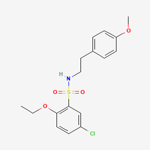 5-chloro-2-ethoxy-N-[2-(4-methoxyphenyl)ethyl]benzenesulfonamide