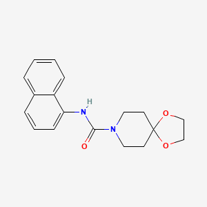 N-1-naphthyl-1,4-dioxa-8-azaspiro[4.5]decane-8-carboxamide