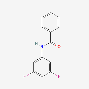 molecular formula C13H9F2NO B4243003 N-(3,5-difluorophenyl)benzamide 