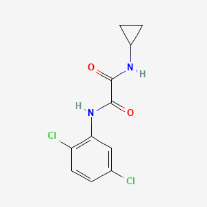 molecular formula C11H10Cl2N2O2 B4243008 N~1~-CYCLOPROPYL-N~2~-(2,5-DICHLOROPHENYL)ETHANEDIAMIDE 