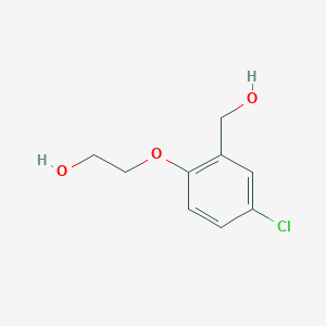 2-[4-chloro-2-(hydroxymethyl)phenoxy]ethanol