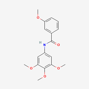 molecular formula C17H19NO5 B4243212 3-methoxy-N-(3,4,5-trimethoxyphenyl)benzamide 