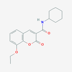 N-cyclohexyl-8-ethoxy-2-oxo-2H-chromene-3-carboxamide