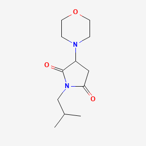 1-isobutyl-3-(4-morpholinyl)-2,5-pyrrolidinedione