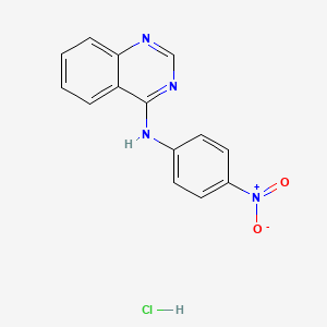 N-(4-nitrophenyl)-4-quinazolinamine hydrochloride