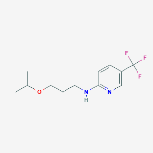 N-(3-propan-2-yloxypropyl)-5-(trifluoromethyl)pyridin-2-amine