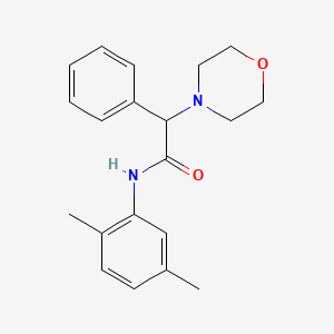 N-(2,5-dimethylphenyl)-2-(4-morpholinyl)-2-phenylacetamide